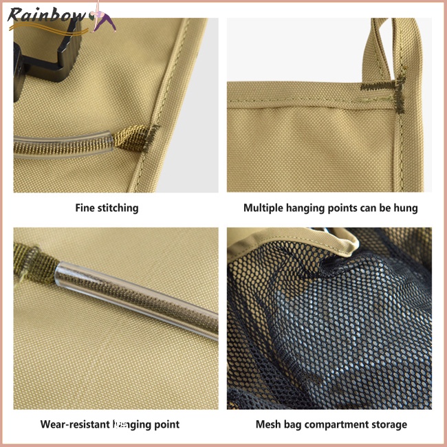 Túi Vải Oxford Đựng Dụng Cụ Leo Núi Đa Năng Có Móc Treo Tiện Dụng