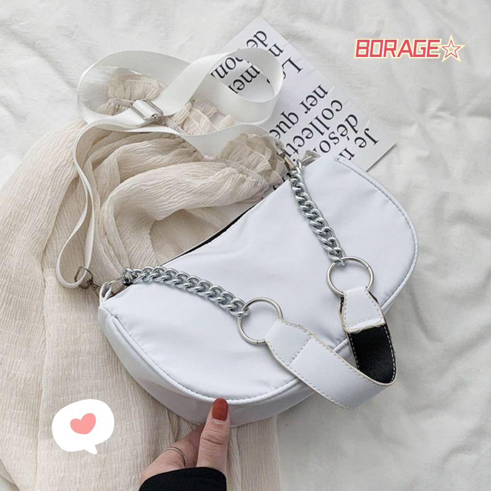 Túi Đeo Chéo Vai Sức Chứa Lớn Màu Sắc Đơn Giản