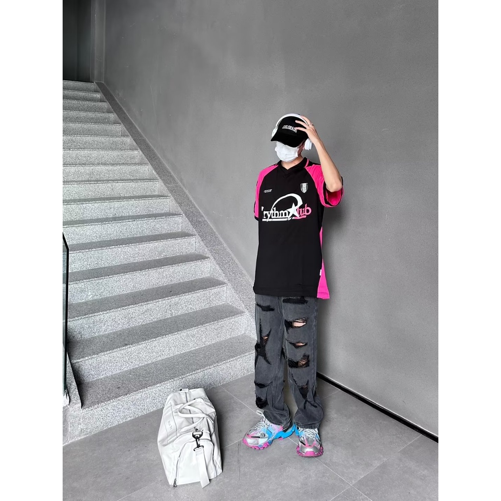 Áo Thun Tay Ngắn Mỏng Màu Sắc Tương Phản Phong Cách Mỹ Thời Trang Mùa Hè Cao Cấp Cho Nam