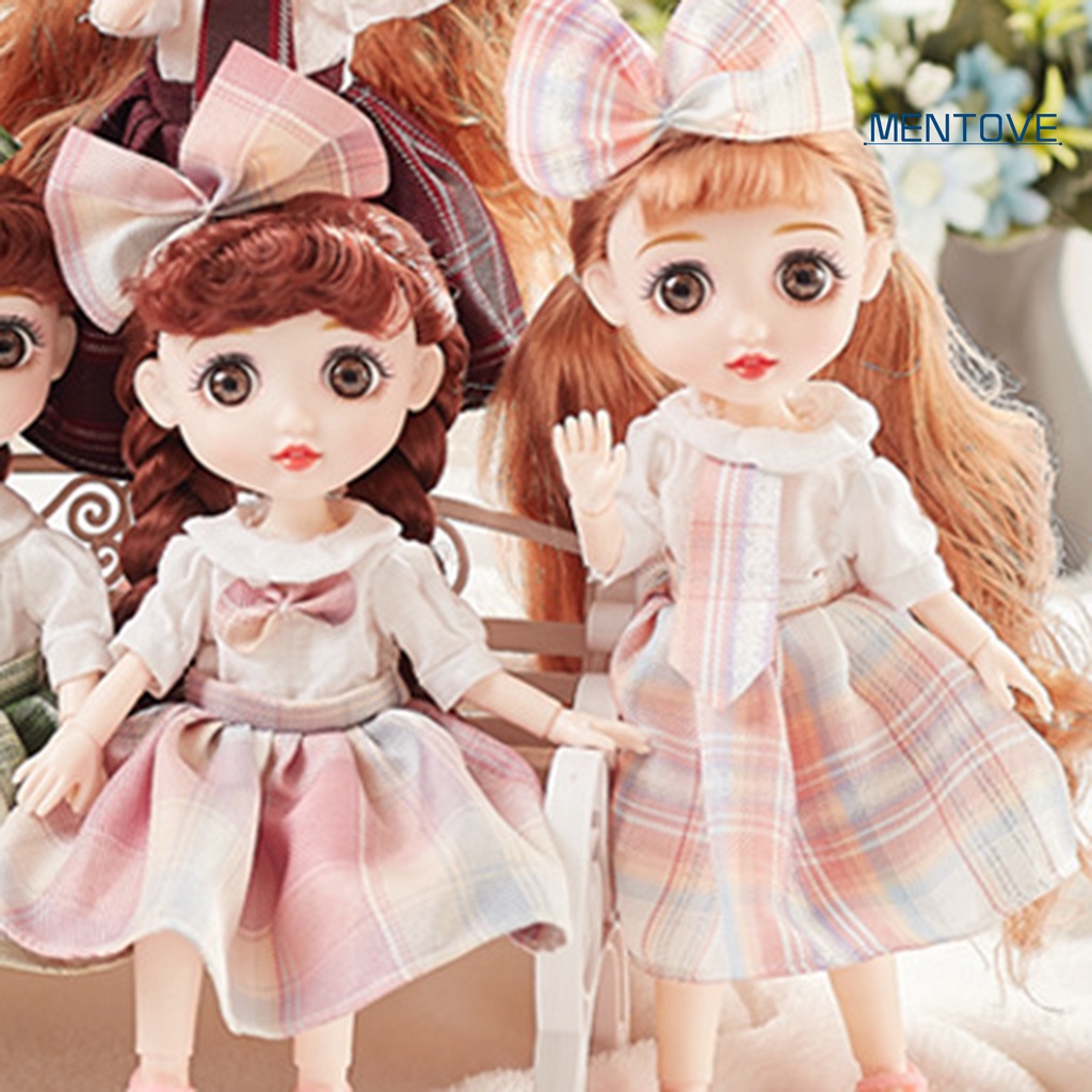 Búp Bê JK Mặc Đầm Nhám 24CM Biểu Tượng Cảm Xúc Đẹp Mắt