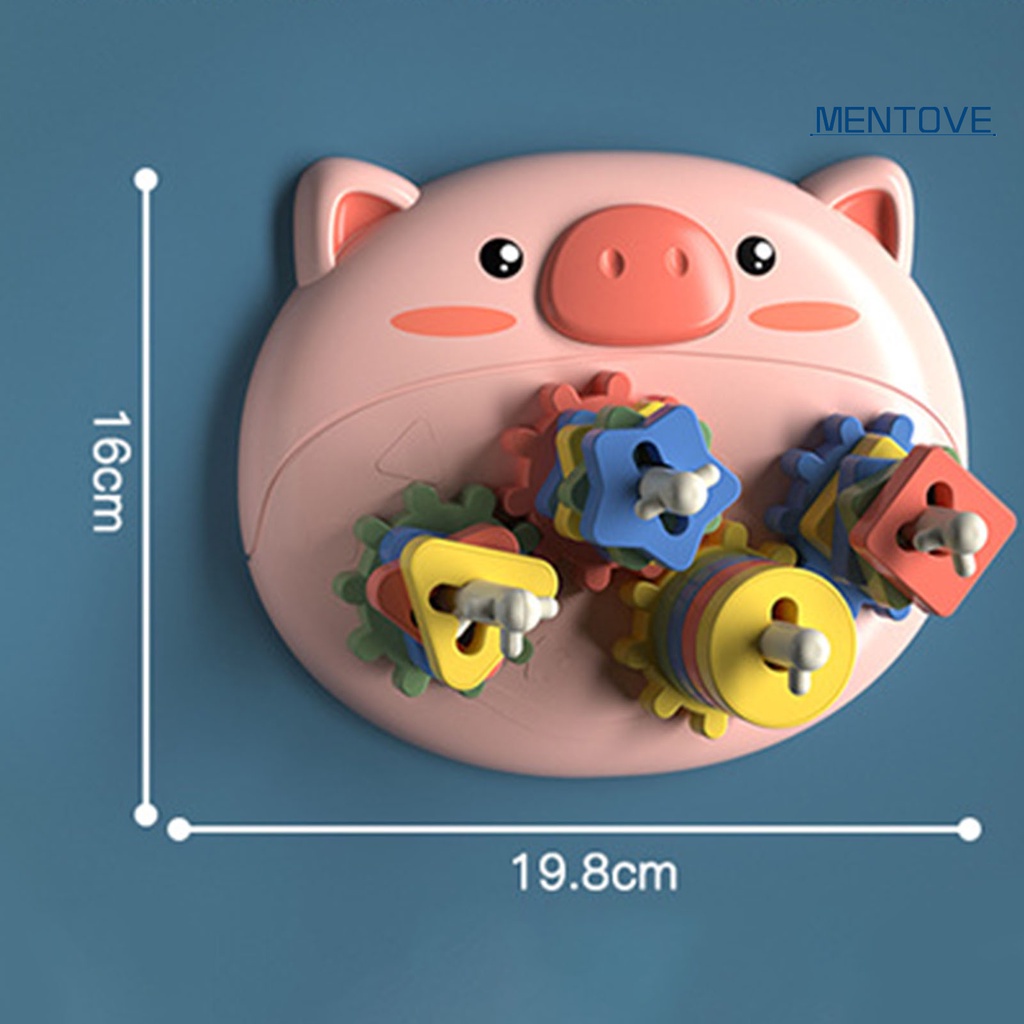 [MT] 1 Bộ Đồ Chơi Xếp Chồng Lên Nhau Bằng Nhựa Phân Loại Bằng Tay Và Mắt Thú Vị Trang Trí