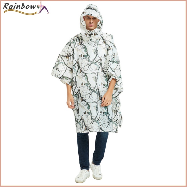 Áo Mưa Họa Tiết Rằn Ri Trọng Lượng Nhẹ Tùy Chỉnh Chống Thấm Nước Tiện Dụng Cho Chụp Ảnh Ngoài Trời