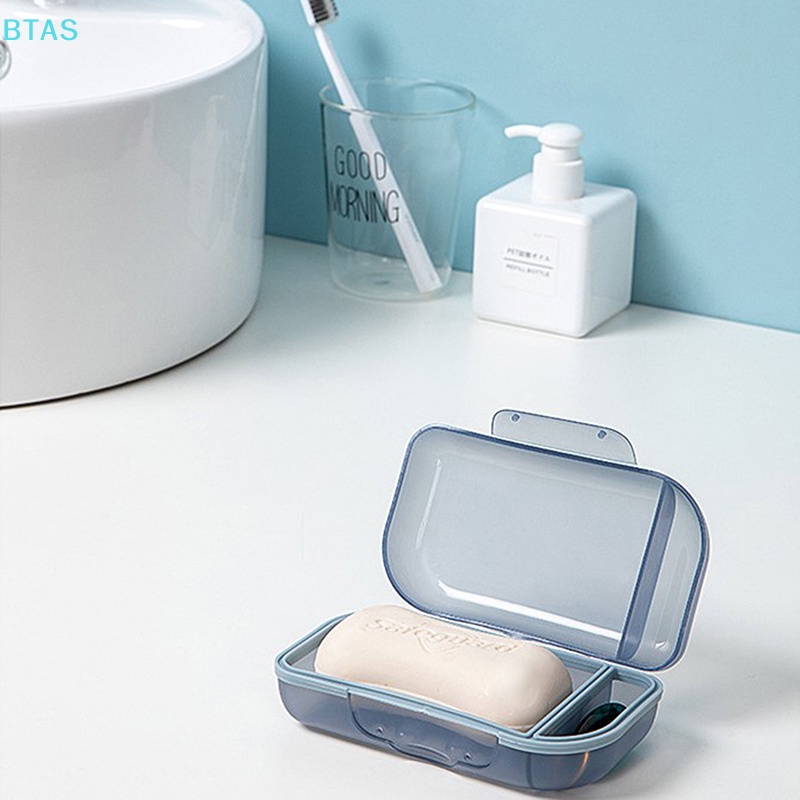 Hộp Đựng Xà Phòng Có Nắp Đậy Hình Tròn Tiện Dụng Khi Đi Du Lịch