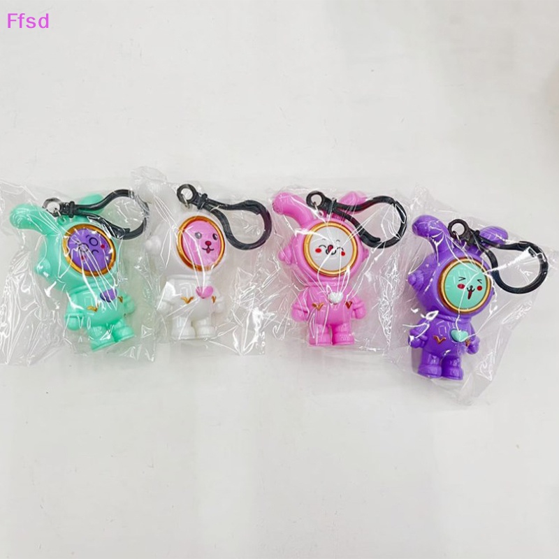 {Ffsd} Móc Khóa Thỏ Phi Hành Gia Hoạt Hình Dễ Thương Sáng Tạo Cho Cặp Đôi * Hàng Bán Chạy *