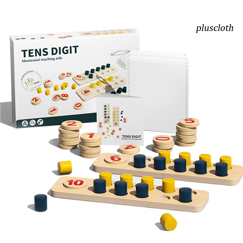 1 Bộ Bảng Tính Bằng Đánh Dấu Cột Mốc Bề Mặt Mịn Bền Không Cần Khoan Cho Trẻ Em