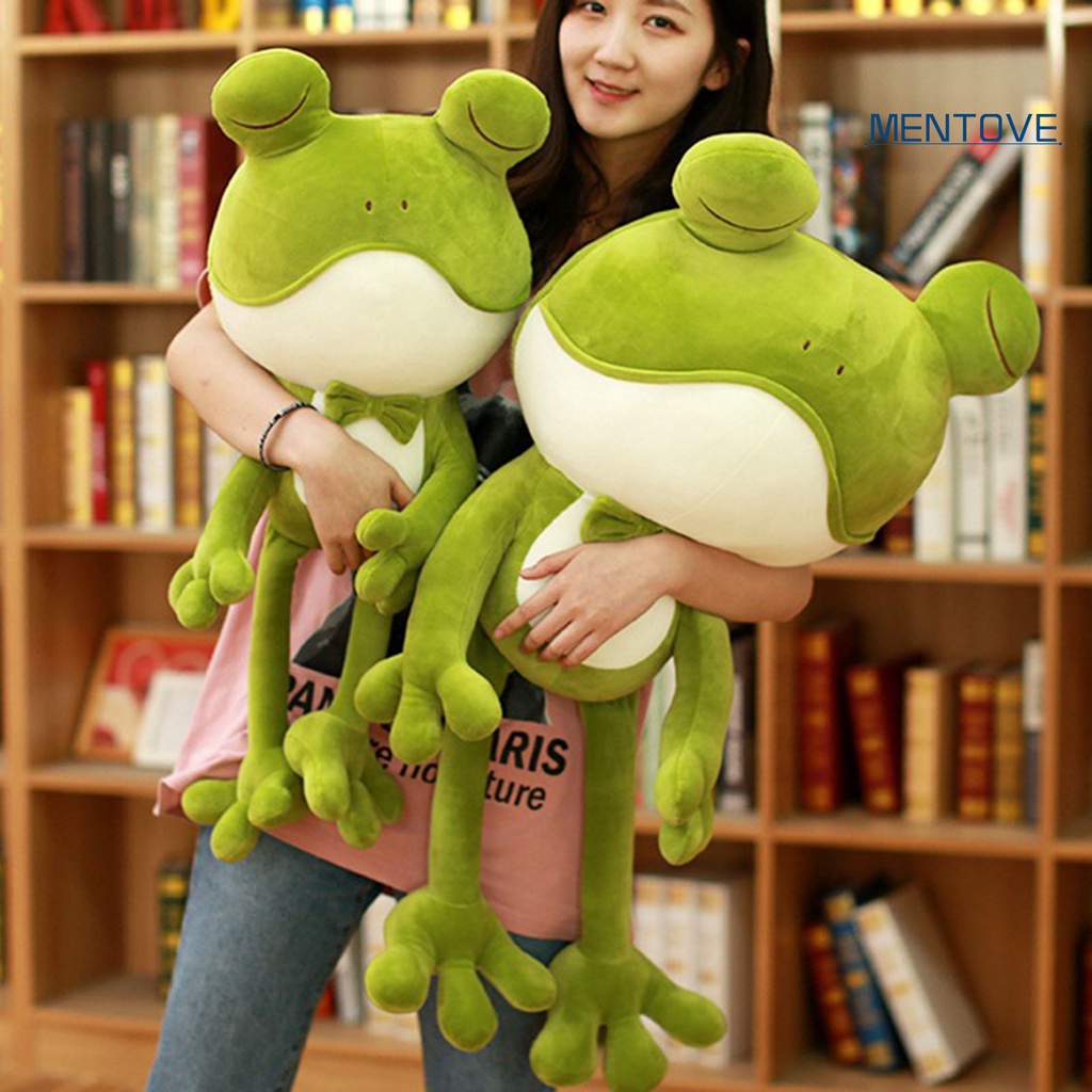 Thú Nhồi Bông Hình Ếch Xanh Hoạt Hình Thân Thiện Với Da