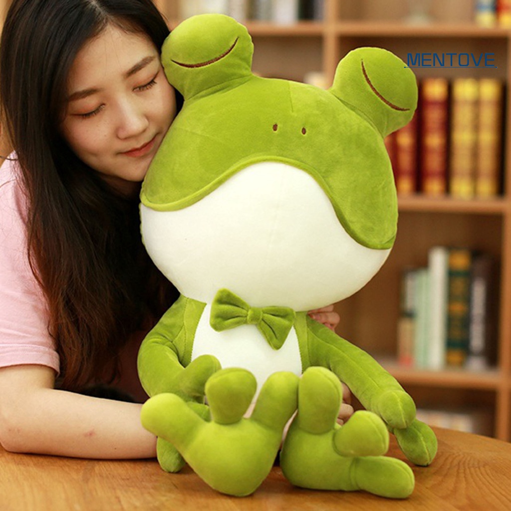 Thú Nhồi Bông Hình Ếch Xanh Hoạt Hình Thân Thiện Với Da