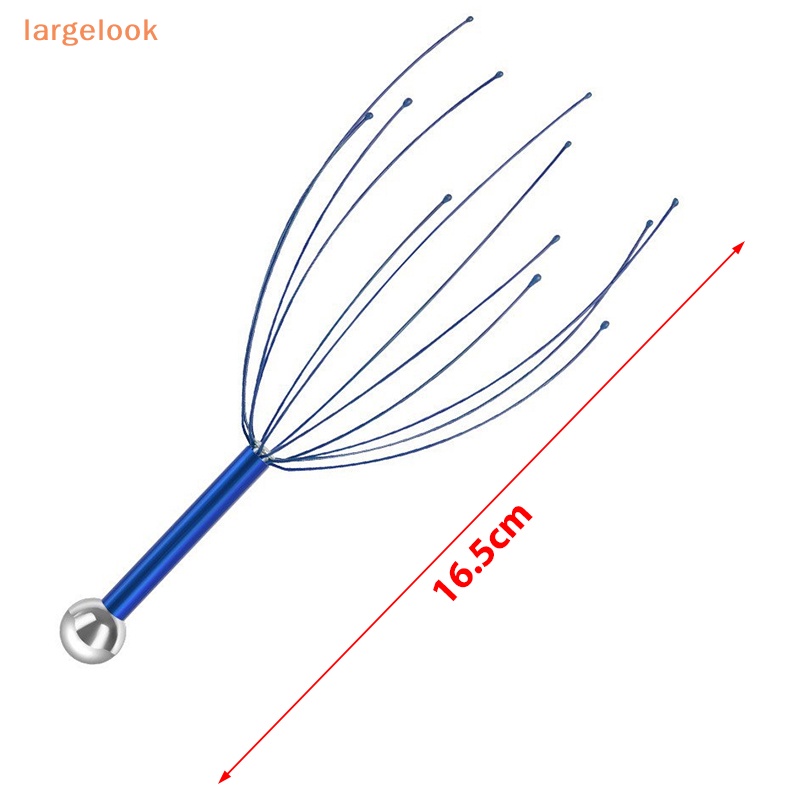 1 Dụng Cụ Mát Xa Đầu Với 12 Ngón Tay Giúp Giảm Căng Thẳng Và Thư Giãn Da Đầu
