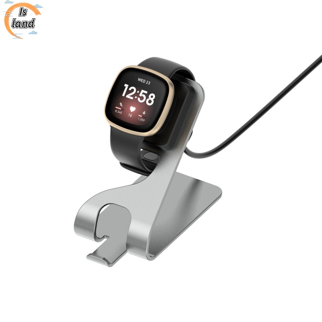 Đế Sạc Bằng Hợp Kim Nhôm Thay Thế Cho Đồng Hồ Thông Minh Fitbit Versa4 Sense2 Versa3
