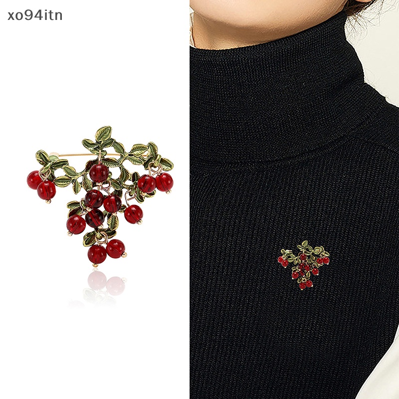 Ghim Cài Áo Hình Trái Cây Màu Sắc Tinh Tế Thời Trang