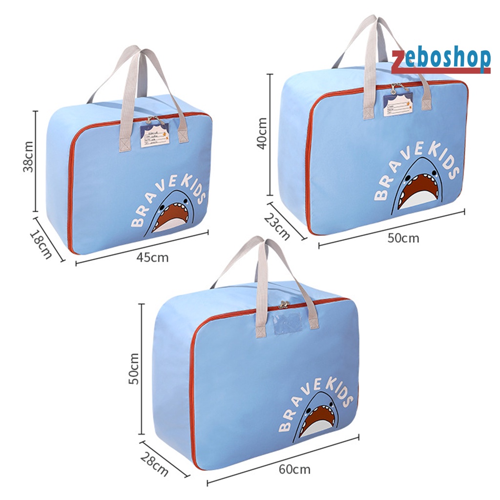 Túi Đựng Chăn Mền Bằng Polyester Chống Mòn In Hoạt Hình Dễ Thương Cho Bé Mẫu Giáo