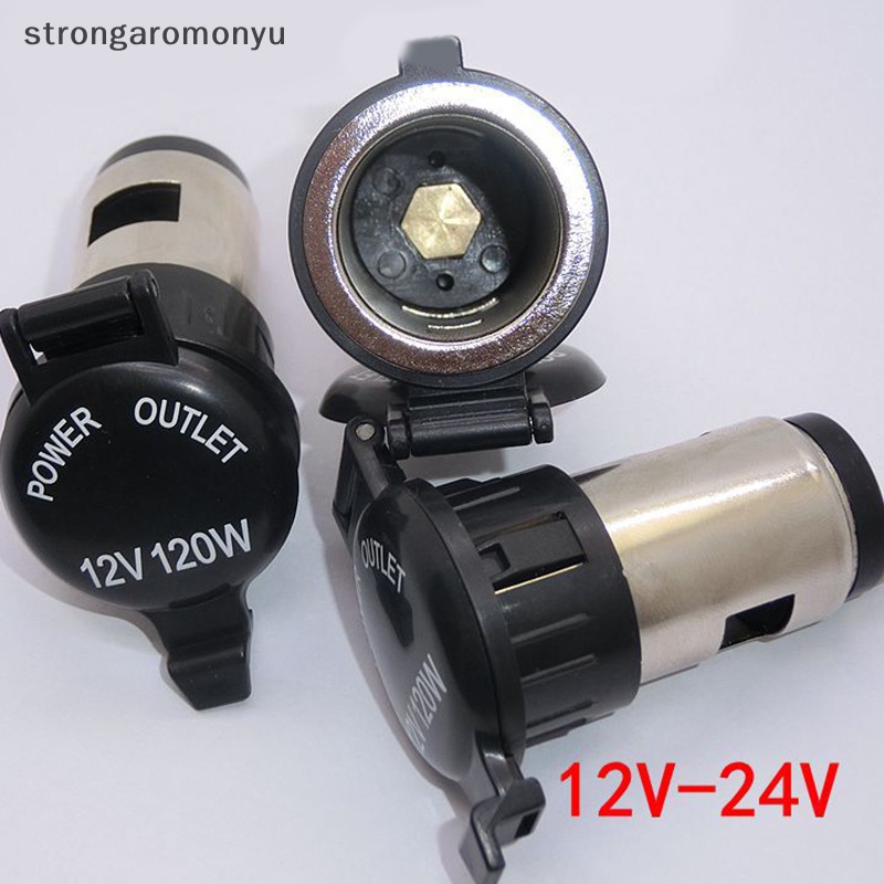 Ổ Cắm Điện 10A Kèm Vỏ Bảo Vệ Chống Thấm Nước Cho Xe Hơi