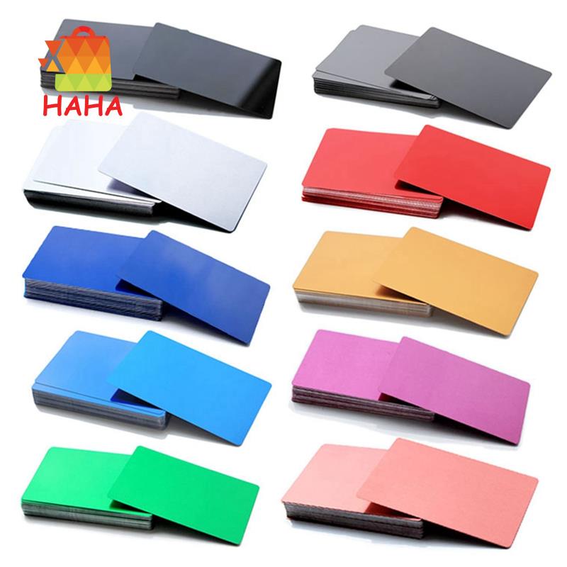 Set 100 Thẻ Hợp Kim Nhôm Dày 0.2mm Nhiều Màu Sắc