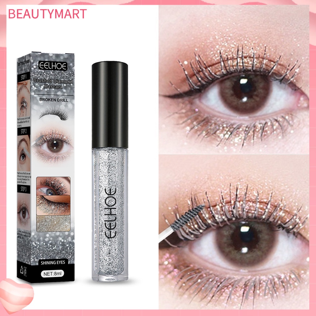 Mascara beautymart 8ml Nhanh Khô Chống Thấm Mồ Hôi Chống Nhòe Trang Điểm Dài Dày Và Cong Lông Mi