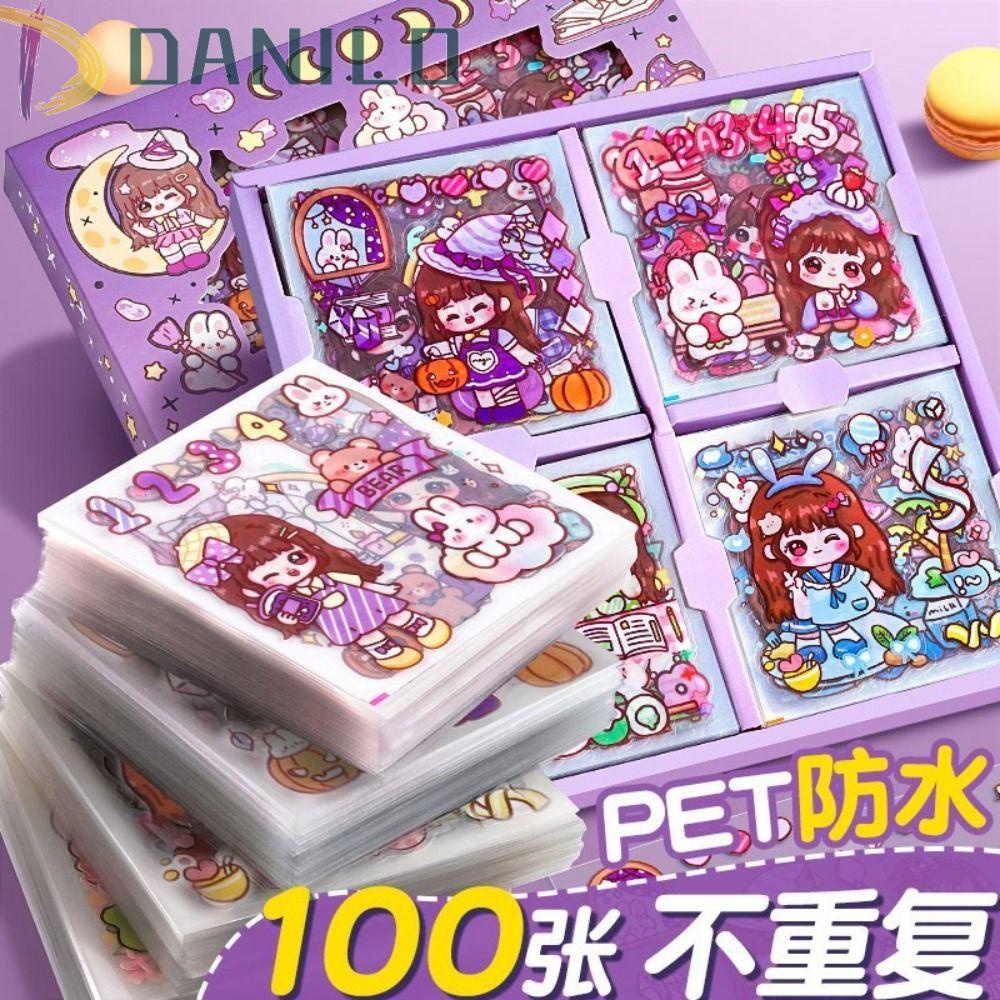 Danilo Bộ Miếng Dán Trang Trí Sổ Tay Diy Hình Goo Dễ Thương Cho Bé