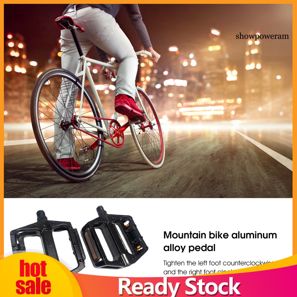 1 Cặp Bàn Đạp Xe Đạp Trái / Phải Bằng Hợp Kim Nhôm Siêu Nhẹ Chất Lượng Cao