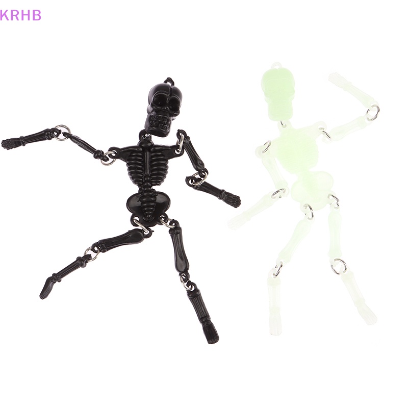 Móc Khóa Hình Đầu Lâu Phát Quang Phong Cách Gothic Thời Trang Mới