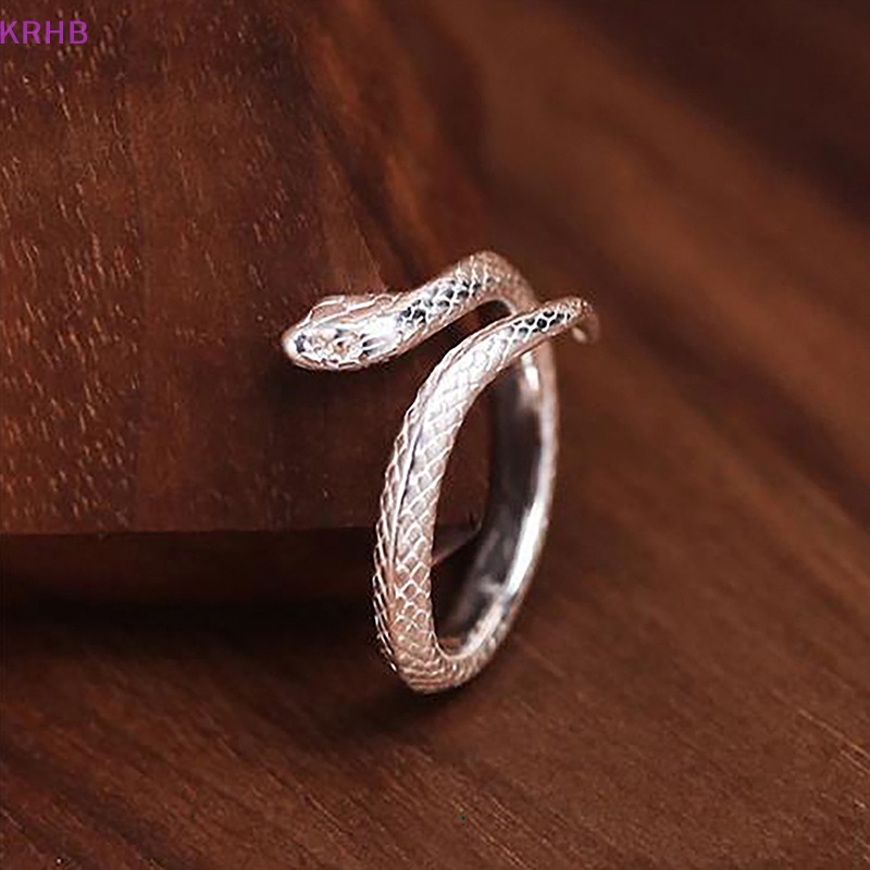 Nhẫn Hở Hình Rắn Sáng Tạo Có Thể Điều Chỉnh Kích Cỡ Cho Nam Và Nữ Mới