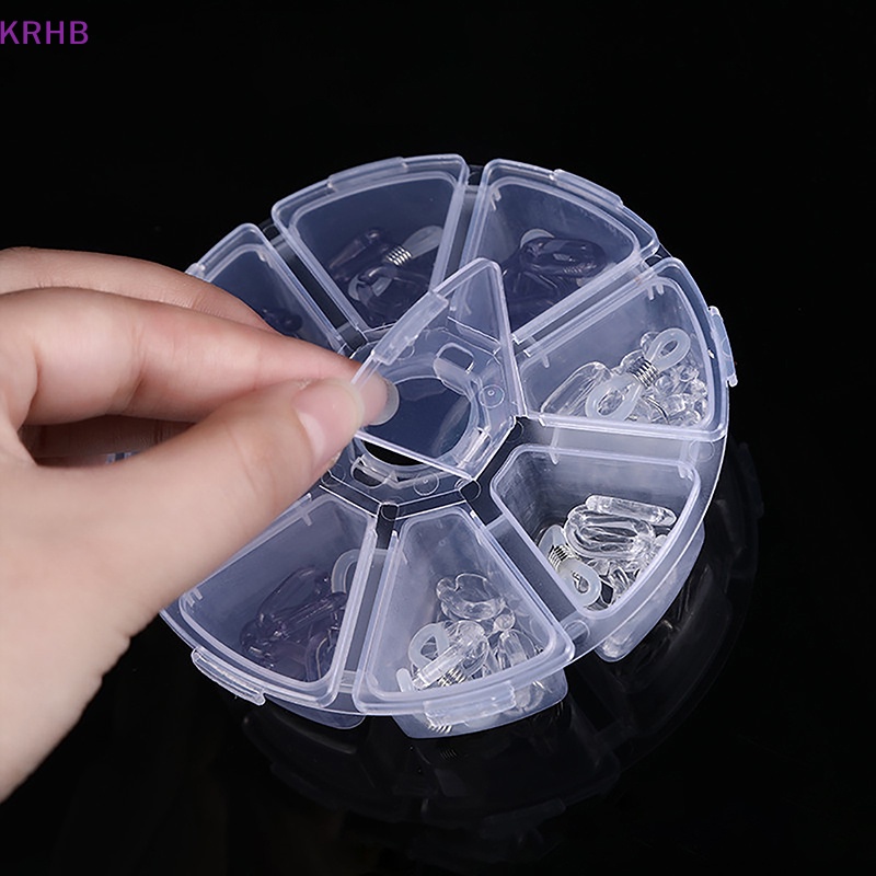 Hộp Đựng Trang Sức Bằng Nhựa Trong Suốt Chống Bụi Tiện Dụng Mới