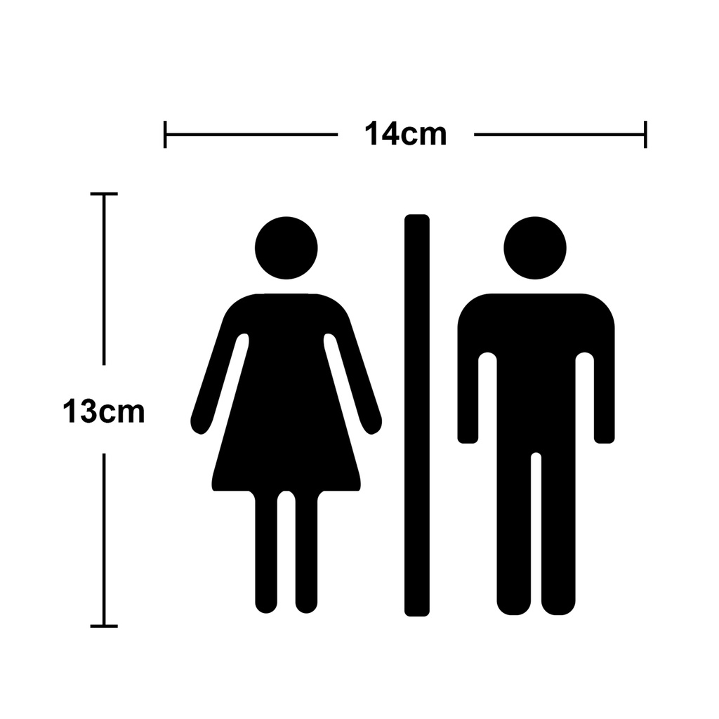 Miếng Dán Tường / Cửa Nhà Tắm Bằng PVC Vinyl Dễ Thương Có Thể Tháo Gỡ