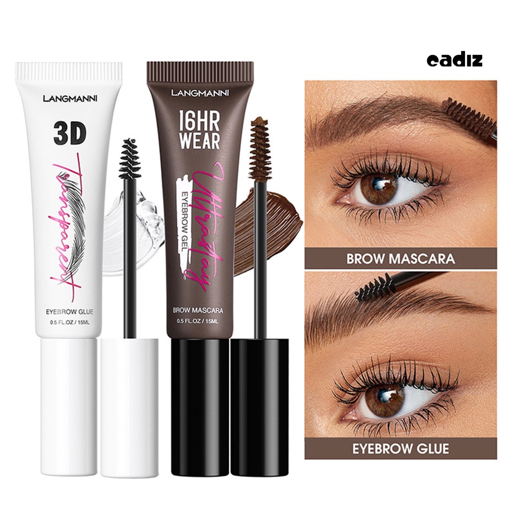 Bộ 5 Gel Nhuộm Lông Mày 1.2g Chống Nước Lâu Trôi Mau Khô Không Lem Chống Mồ Hôi Giúp Làm Dày Lông Mi Dành Cho Bạn Nữ