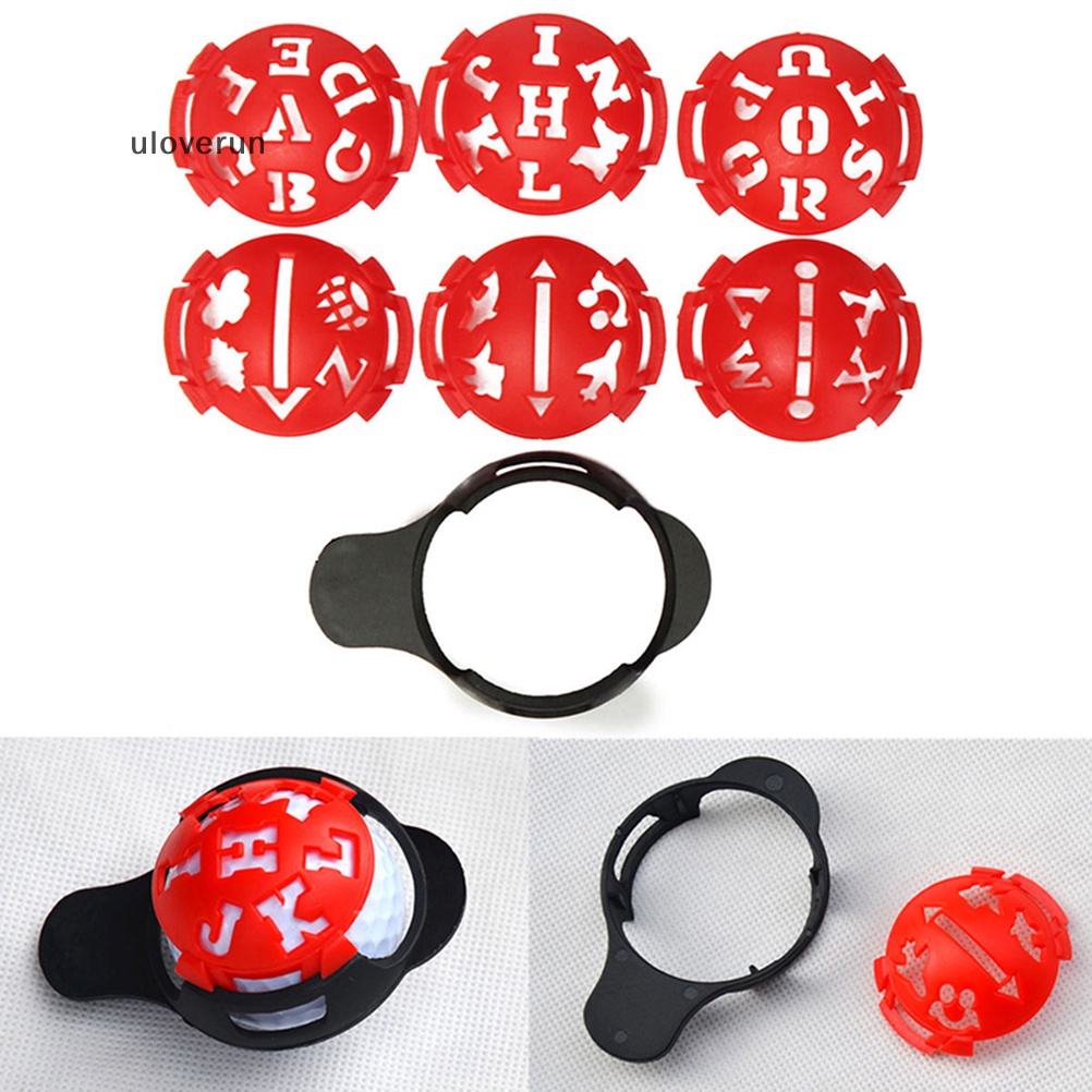 Khuôn Vẽ Đánh Dấu Bóng Golf 6 Trong 1 Tiện Dụng