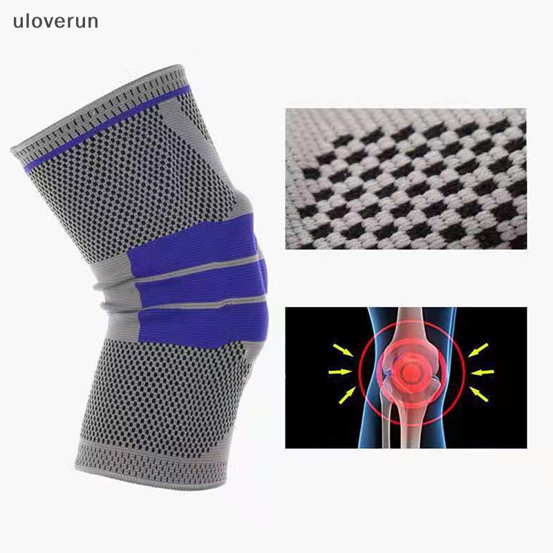 1 Đệm Bảo Vệ Đầu Gối Bằng Silicon An Toàn Khi Chơi Thể Thao