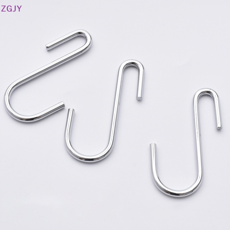 Zgjy Set 5 Móc Treo Hình Chữ S Màu Bạc / Đen Dùng Cho Nhà Bếp / Phòng Tắm / Văn Phòng / Cây Trồng Mới