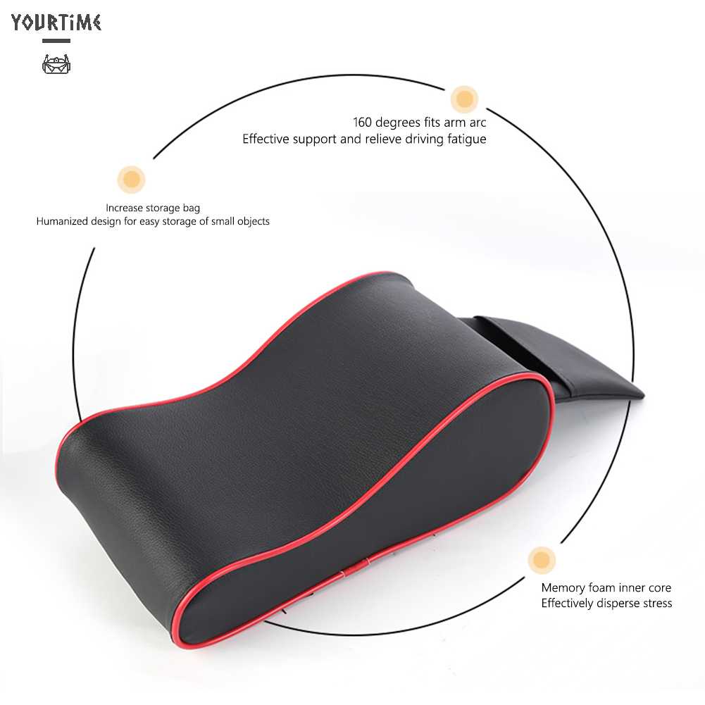 Đệm Tỳ Tay Bằng Da PU Cho Xe Hơi