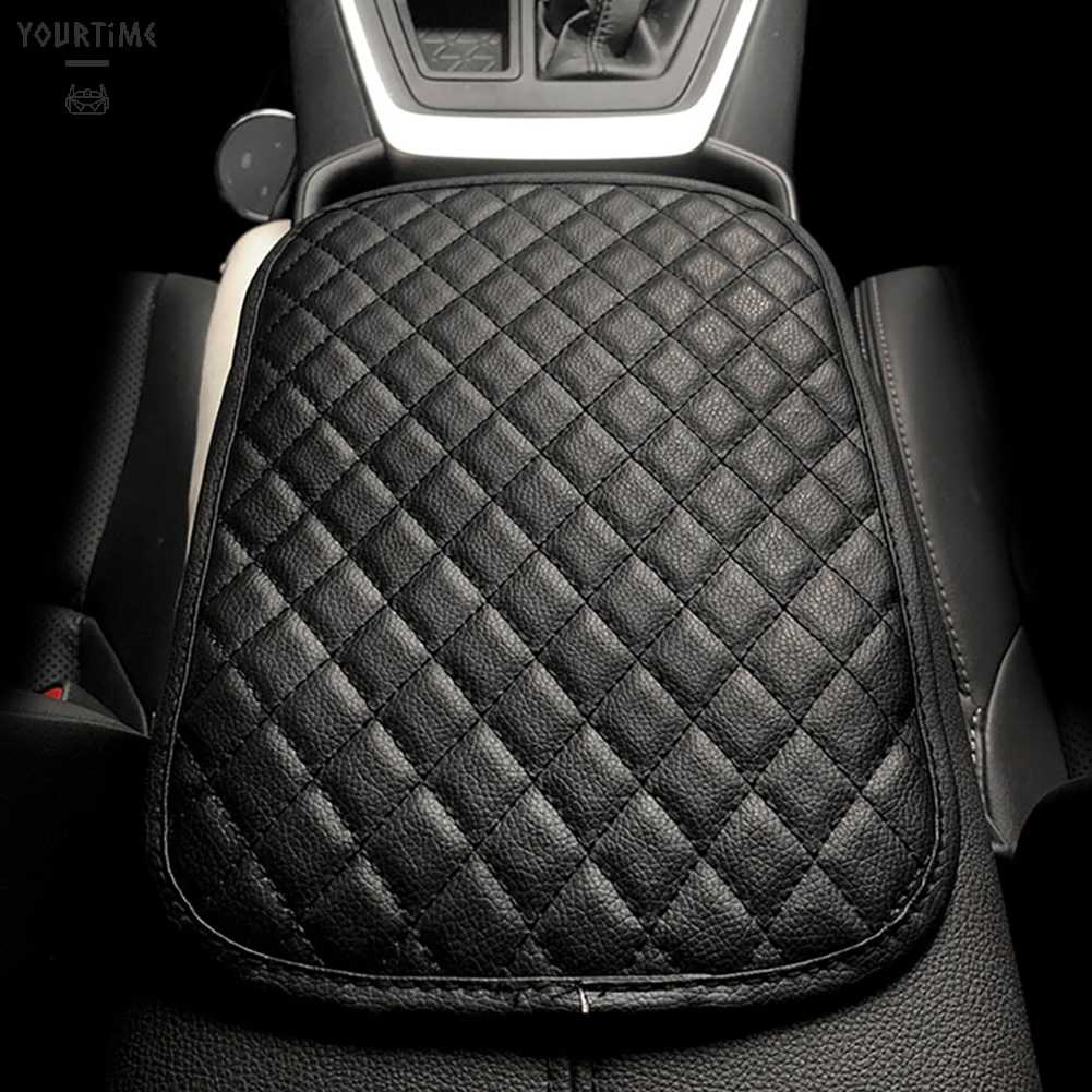 Vỏ Bọc Hộp Tỳ Tay Xe Hơi Kèm Dây Đai Co Giãn Chống Trượt Tiện Dụng