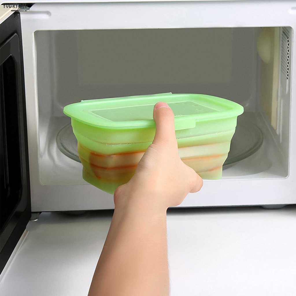 Hộp Silicone Đựng Thực Phẩm Có Nắp Đậy Tiện Lợi