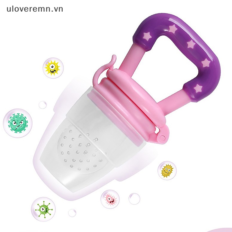 Uloveremn Núm Ti Giả Ngậm Mọc Răng Trái Cây Tươi Mát Cho Bé Sơ Sinh