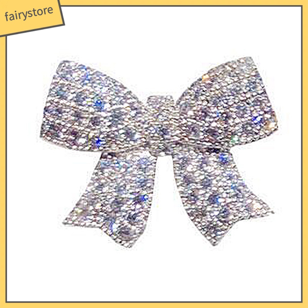 Đôi Bông Tai Hình Nơ Đính Đá Thời Trang Cho Nữ