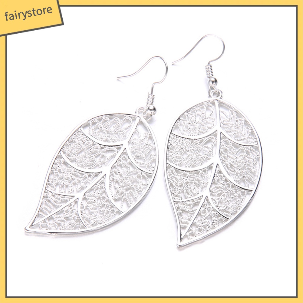 Bông Tai Hình Chiếc Lá Thời Trang Dành Cho Nữ