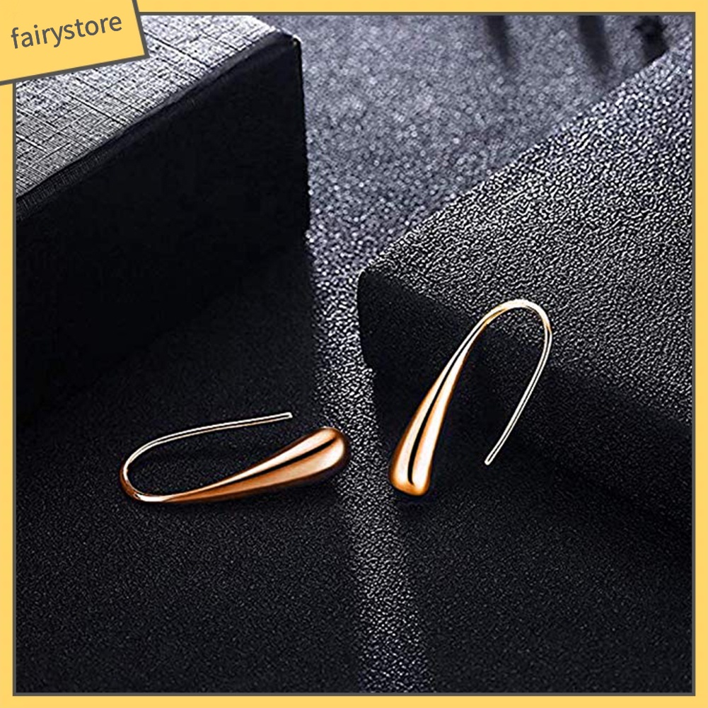 Bông Tai Hình Giọt Nước Bằng Hợp Kim Thời Trang Dành Cho Nữ