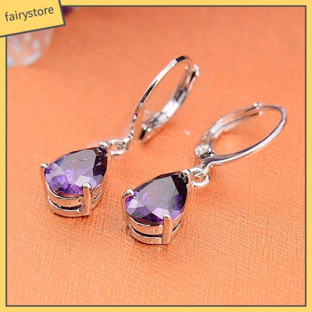 Bông Tai Hình Giọt Nước Thân Thiện Với Da Thanh Lịch