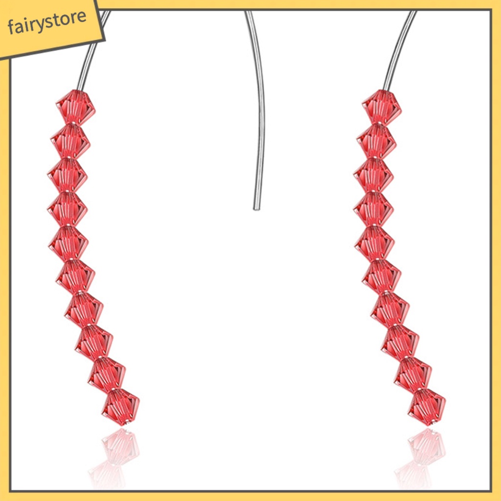 Bông Tai Bạc 925 Dáng Dài Hình Chữ V Thời Trang Cho Nữ