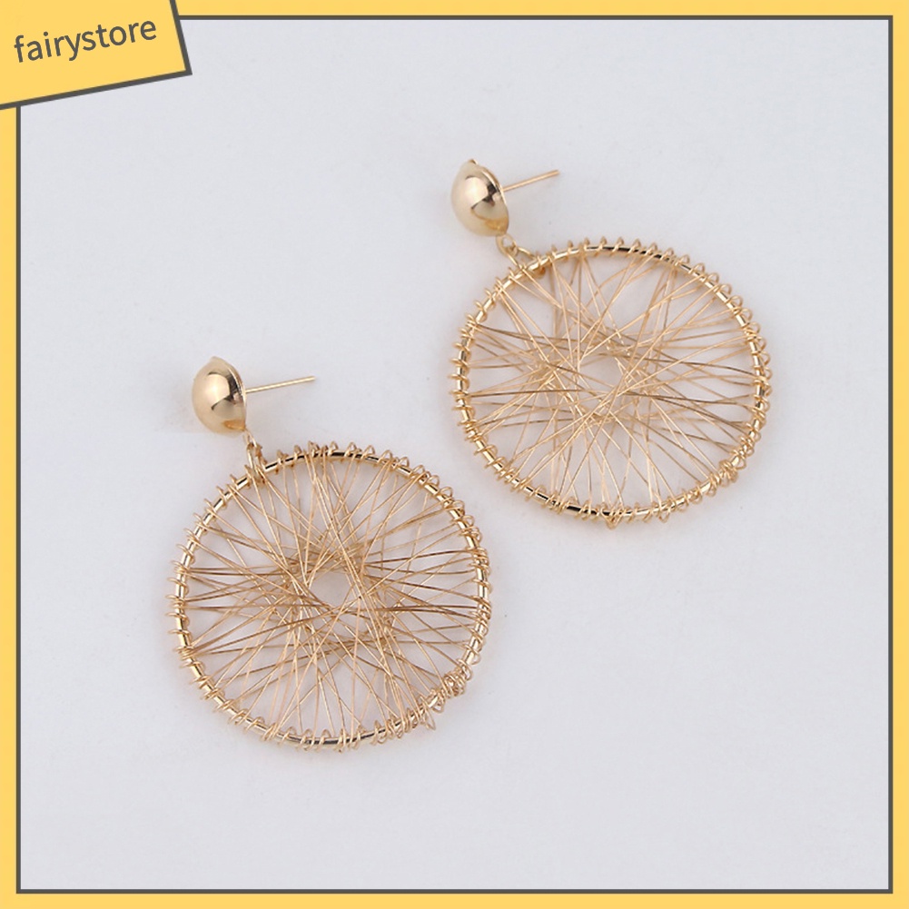 Bông Tai Hình Tròn Thời Trang Dành Cho Nữ