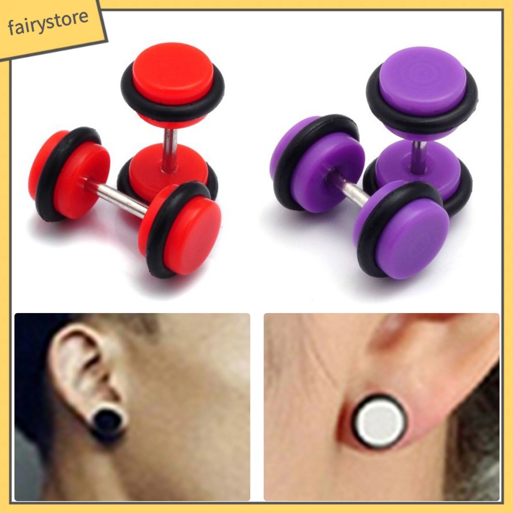 1 Bông Tai Hình Tròn Mini Thời Trang Dành Cho Nữ