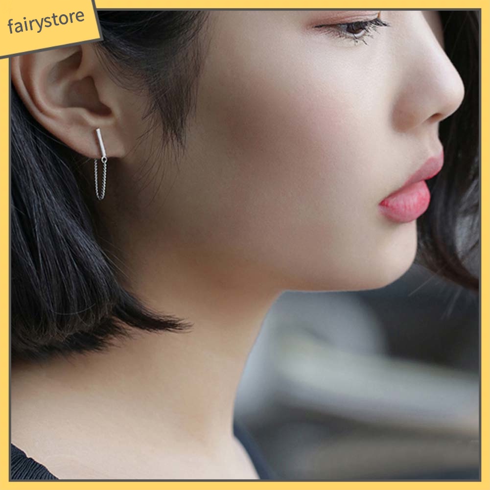 Khuyên Tai Dạng Hạt Chuỗi Tối Giản Cho Nữ [FRO]