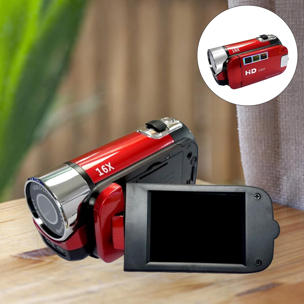 Máy Quay Phim Kĩ Thuật Số 1080PHD 2 7 "TFT LCD 16X Zoom US Màu Đen