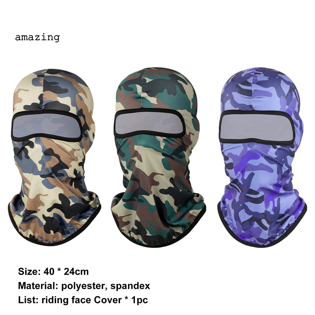 Khẩu Trang Unisex Họa Tiết Ngụy Trang Kỹ Thuật Số Độ Co Giãn Cao Thấm Hút Mồ Hôi Khi Đi Xe Đạp