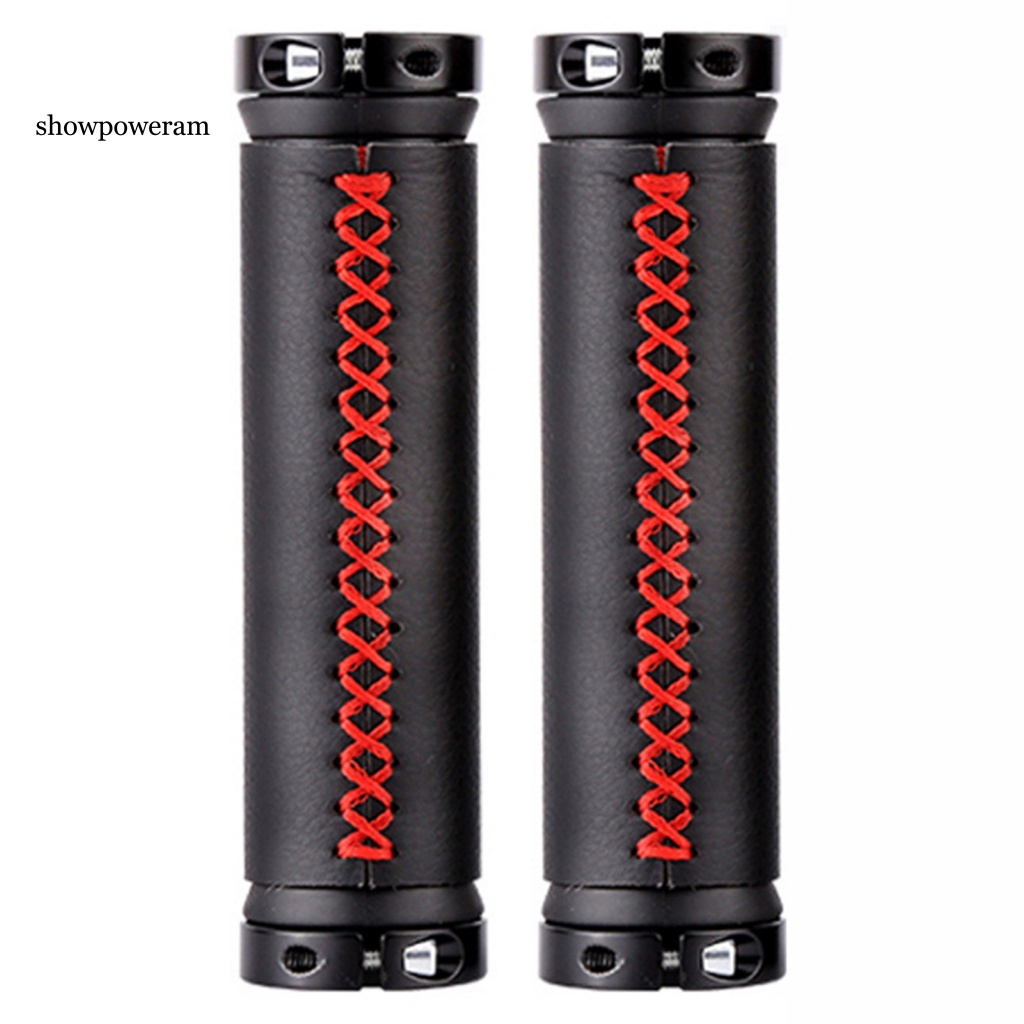 Set 2 Vỏ Bọc Tay Lái Xe Đạp Leo Núi Bằng Da Giả Chống Trượt