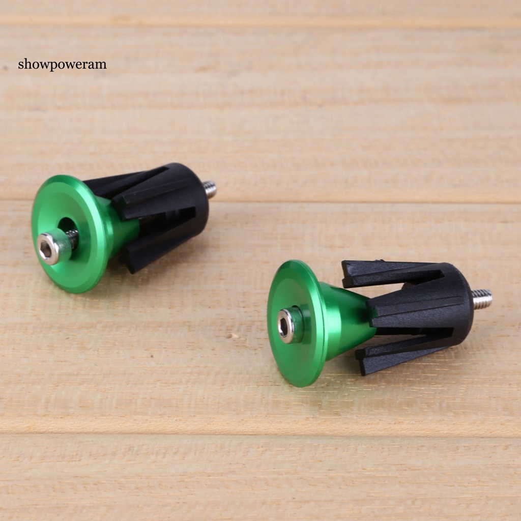 Bộ 2 Nút Chặn Tay Lái Xe Đạp Leo Núi 17-22mm Bằng Nhôm