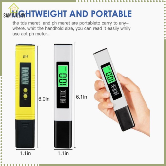 Máy Đo Độ Ph Kỹ Thuật Số 0-9999 Ppm Cho Hồ Bơi