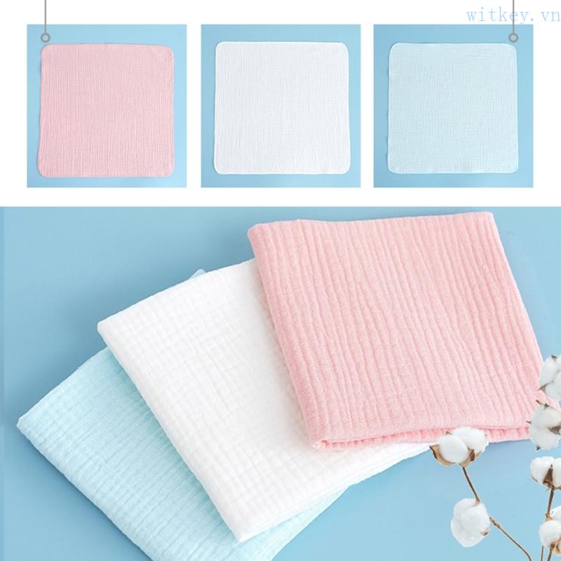 Khăn Cotton Thấm Hút Tốt Kích Thước 18x17-inch Tiện Dụng Cho Em Bé