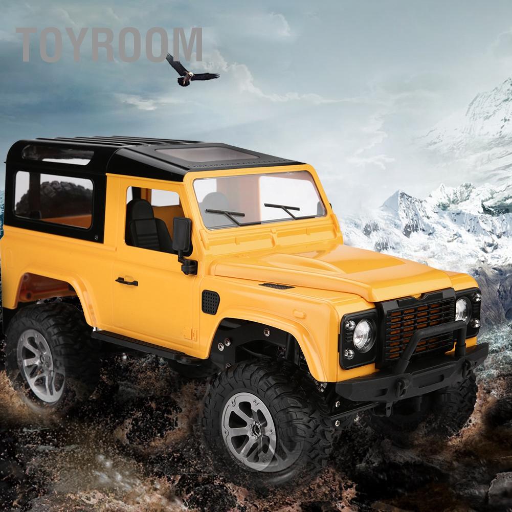 ToyRoom 2.4GHz 1/16 Tỷ lệ 4 bánh Đèn pha LED kép Off Road RC Car Toy