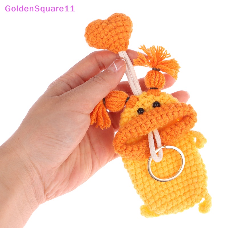 Móc Chìa Khóa Hình Miệng Xúc Xích Bằng Len Dễ Thương