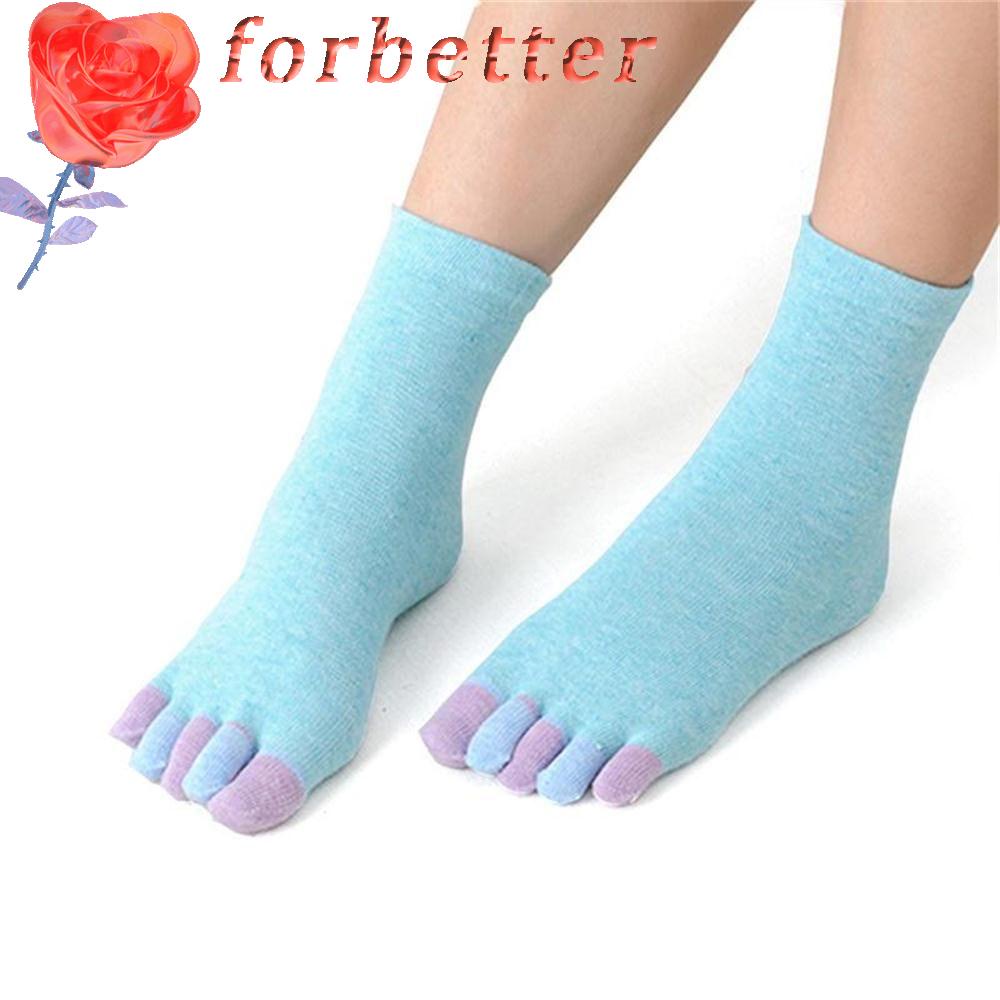 Vớ Mát Xa Năm Ngón Chống Trượt Mềm Mại Nhiều Màu Sắc Ấm Áp Dành Cho Nữ