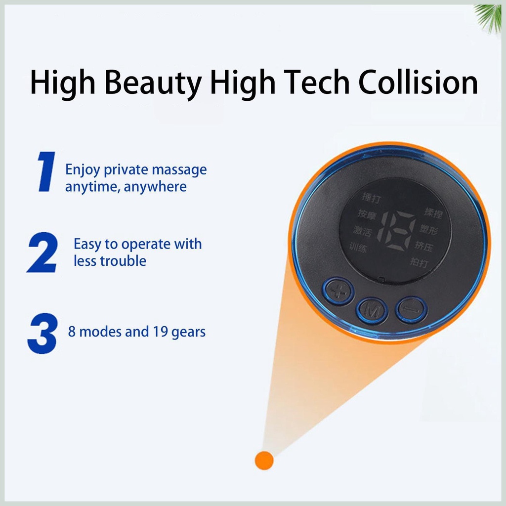 Mát xa vai điện EMS Mini, Mát xa cánh bướm EMS di động thông minh, Lót mát xa cơ bắp thông minh để vai và cổ